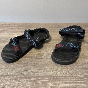 Rock River Sport Sandals Womens 7 M Black Teal Purple Strap Hiking Water Sandals